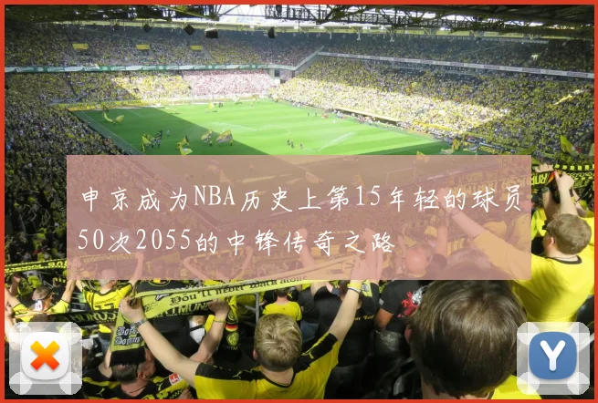申京成为NBA历史上第15年轻的球员50次2055的中锋传奇之路